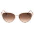 Kate Spade Ianna/G/S Brown SF Lens Red Gold Sunglasses One Size